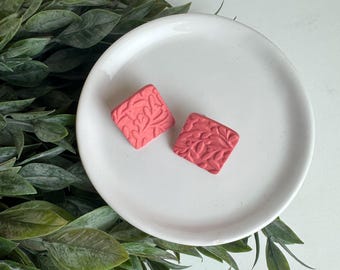 CLAY EARRINGS + lightweight + hypoallergenic + handmade + statement earring