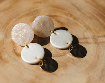 Handmade Clay Earrings | The Ellipsis | Clay + Collection