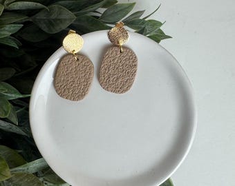 CLAY EARRINGS + lightweight + hypoallergenic + handmade + statement earring