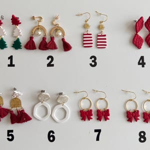 CLEARANCE collection | polymer clay + statement earring + hypoallergenic + handmade |