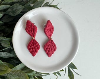 CLAY EARRINGS + lightweight + hypoallergenic + handmade + statement earring