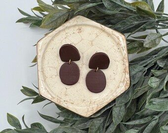 Handmade Clay Earrings | The Sienna | Clay + Collection