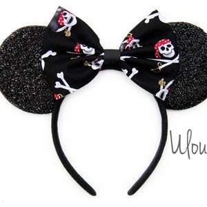 Pirates Mickey Ears, Pirates Minnie Ears, Pirates Ears, Skull Mickey Ears, Pirates of the Carribean Mickey Ears, Skull Ears, Pirate Mickey