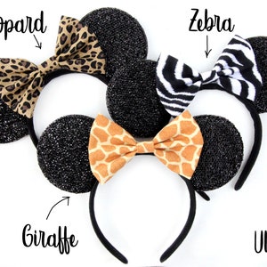 Leopard Mickey Ears, Cheetah Mickey Ears, Leopard Minnie Ears, Cheetah Minnie Ears, Minnie Ears, Mickey Ears, Animal Kingdom Ears, Ears image 2
