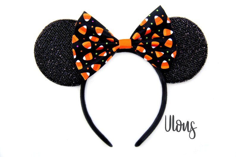 Halloween Mickey Ears Halloween Ears Candy Corn Mickey Ears Etsy