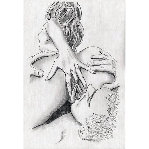 Pencil Drawings Of Adult Sex Comics - Temptation. Gift for her Erotic painting Sex drawing Wall art Nude pencil  drawings Erotic nude Pencil drawing Sex art Pleasure party