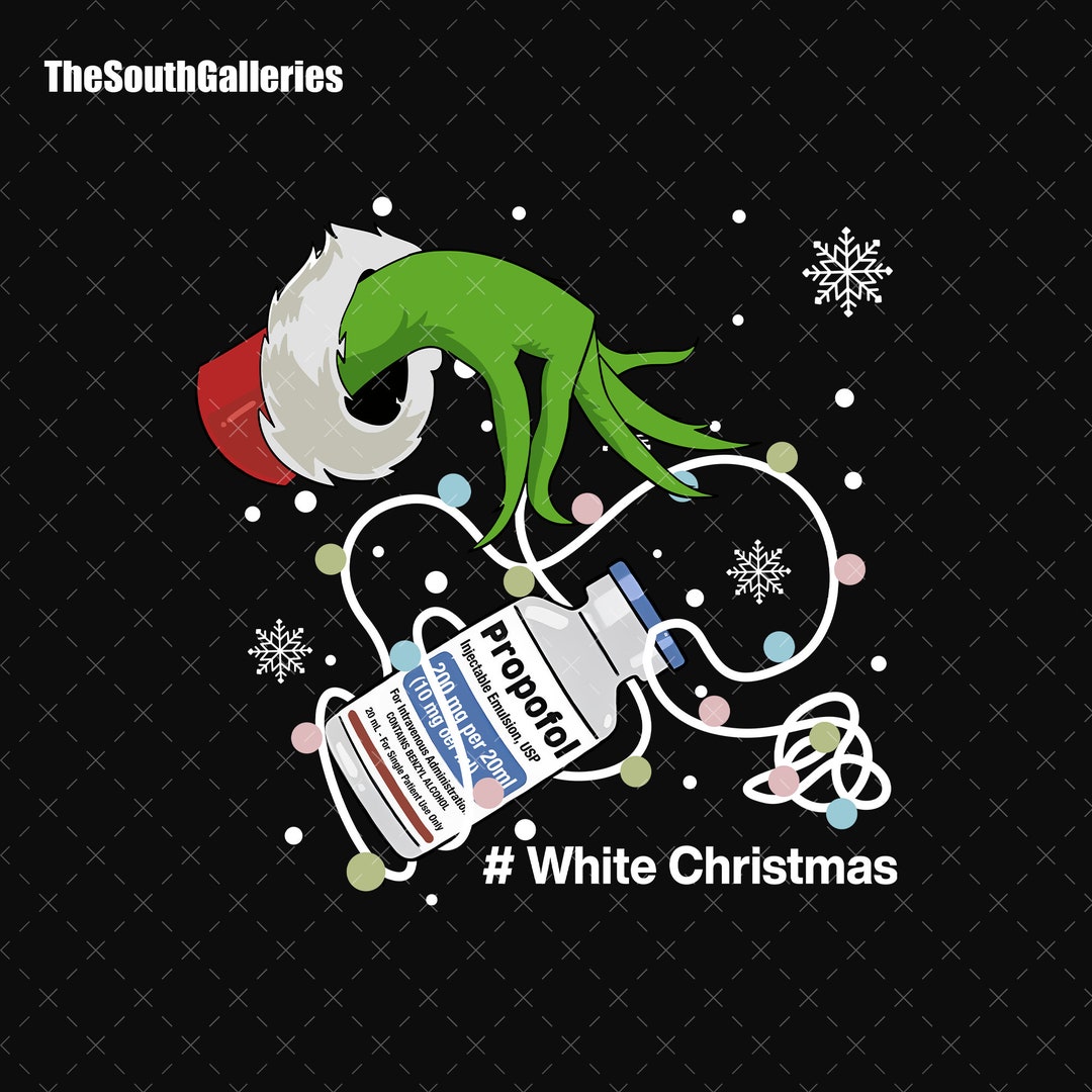 Nurse Christmas Png, Propofol Christmas Png, Medical Nurse Christmas