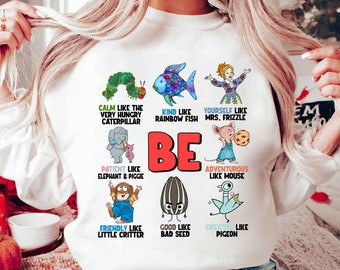 Kinder-Charakter-Affirmations-Shirt, Lehrer-Charakter-Shirt, ABC-Affirmations-Shirt, Kindergarten-Shirt, Lehrer-Wertschätzungsgeschenk