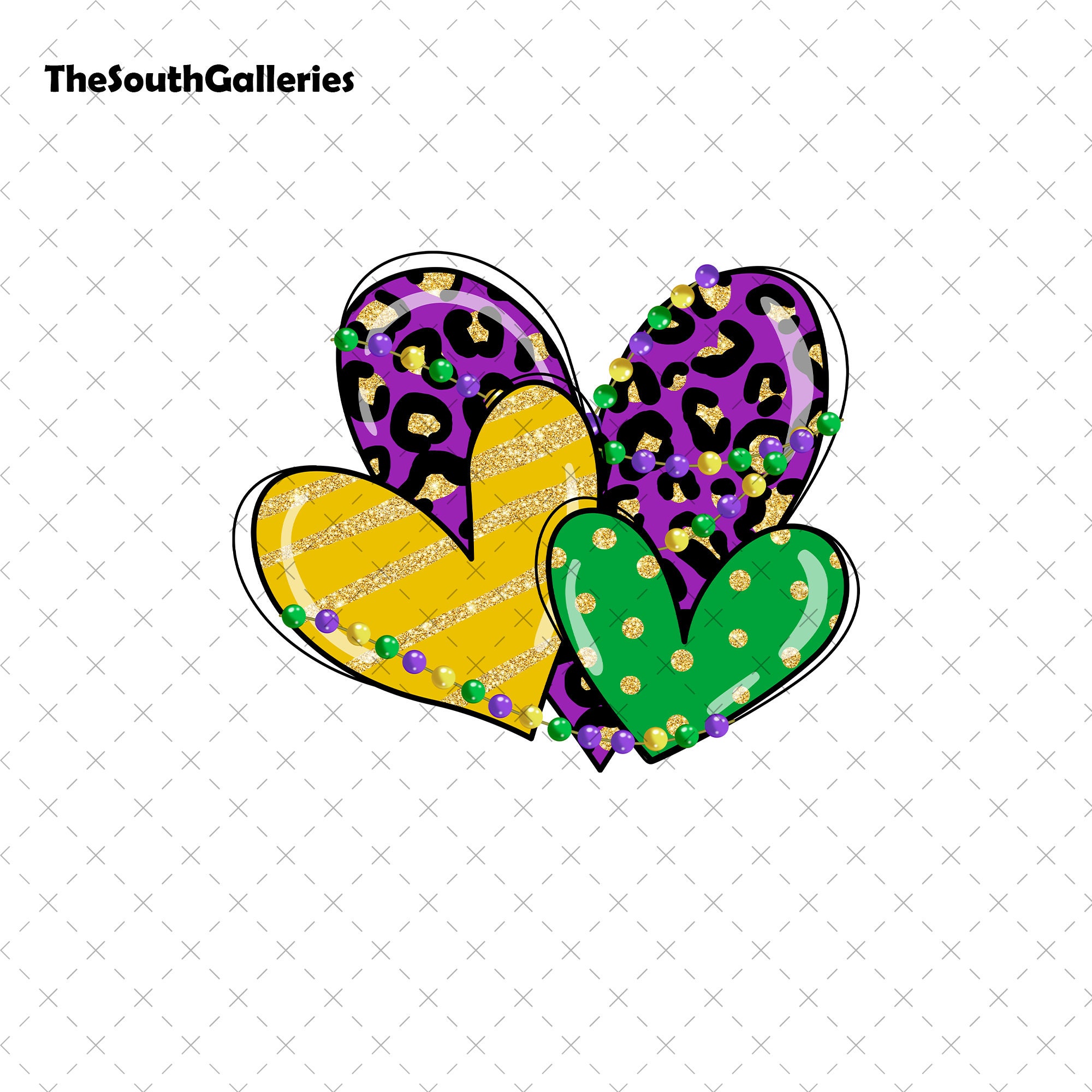 mardi gras decor box
