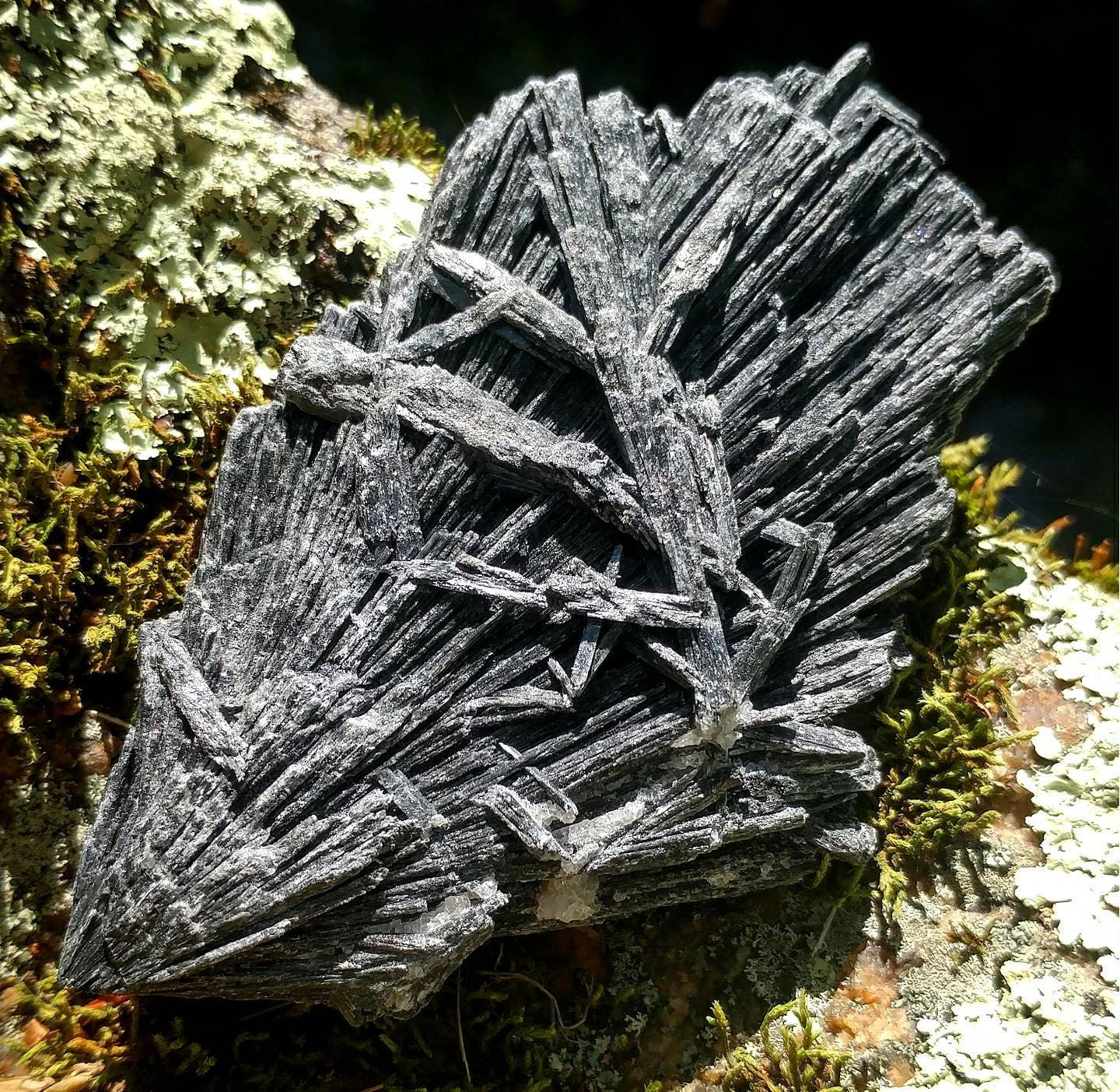 Raw Black Kyanite