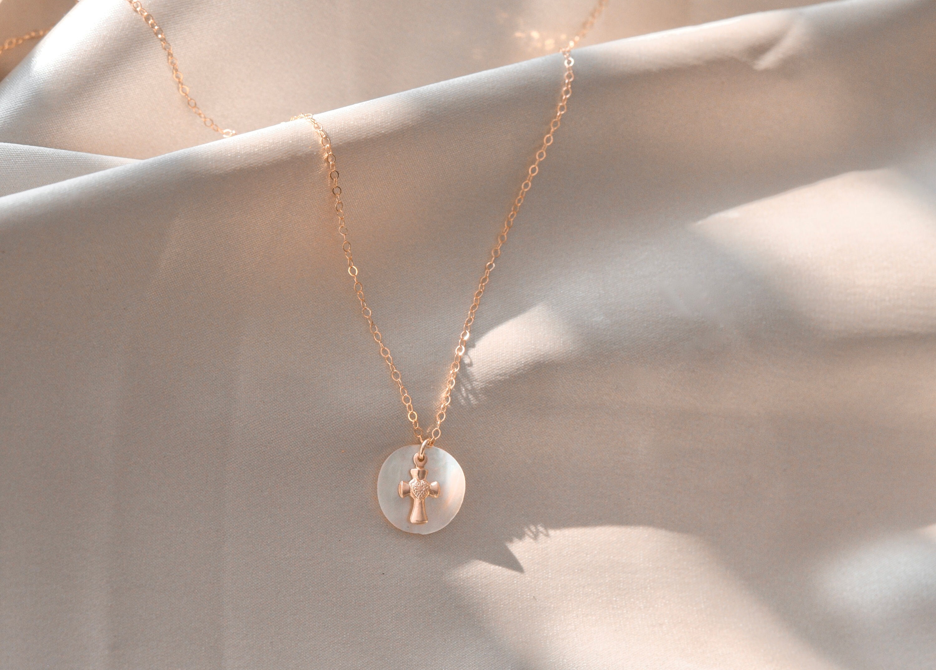 MORELLATO 5601 CIONDOLO １POINT GOLD CROSS MOTIFS NECKRACE Jewels and Necklace