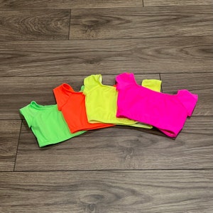 Adorable Cap Sleeve Crop Tops - Fun Dancewear