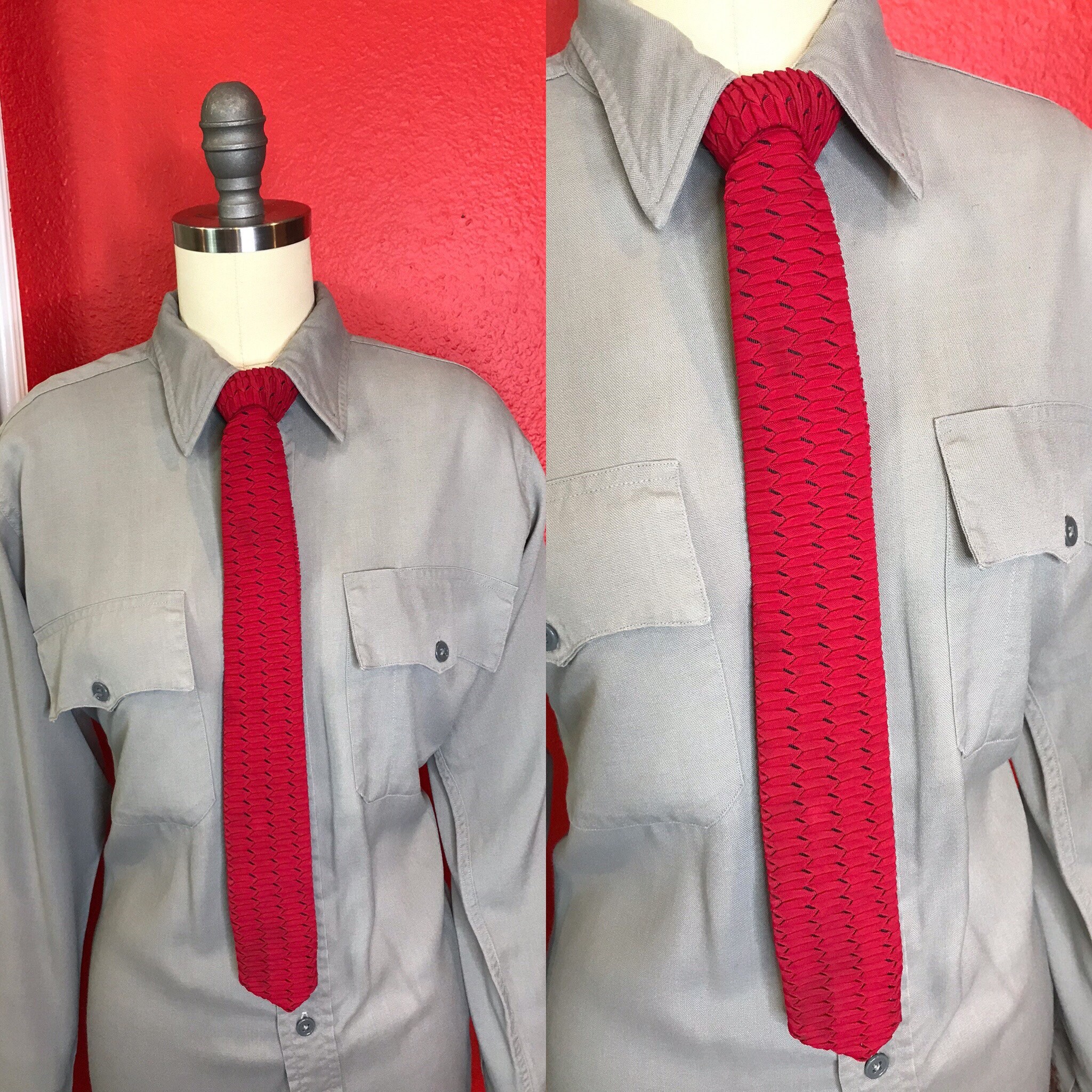 1950s mens tie