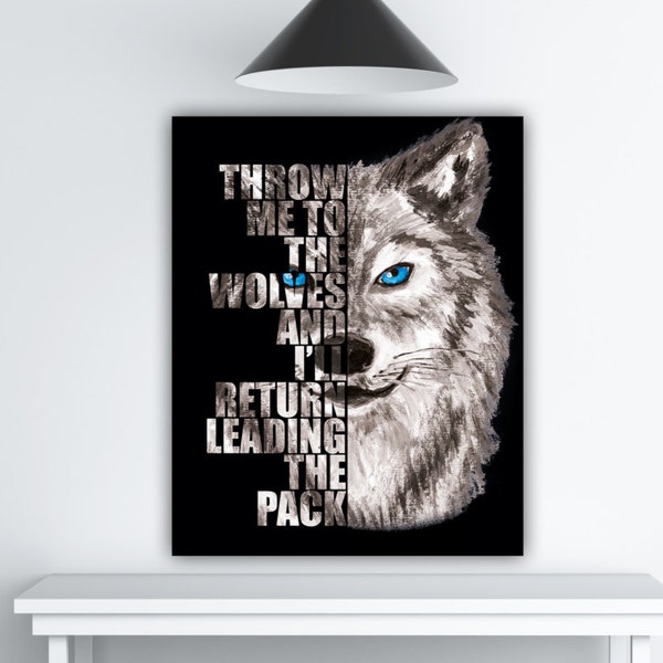Wolf Quote Etsy