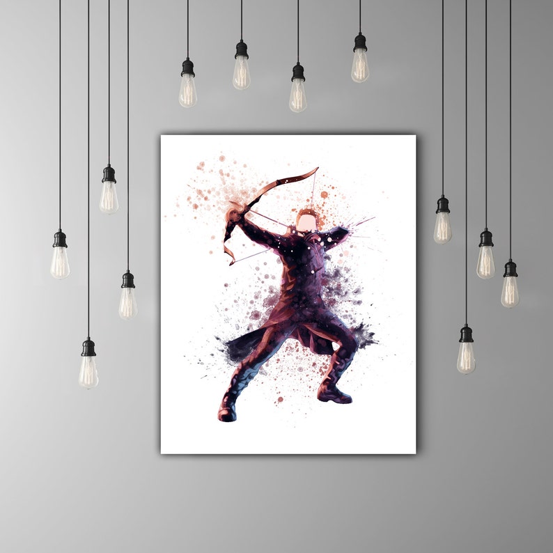 Hawkeye Marvel Nursery Decoration Avengers Room Decor Etsy