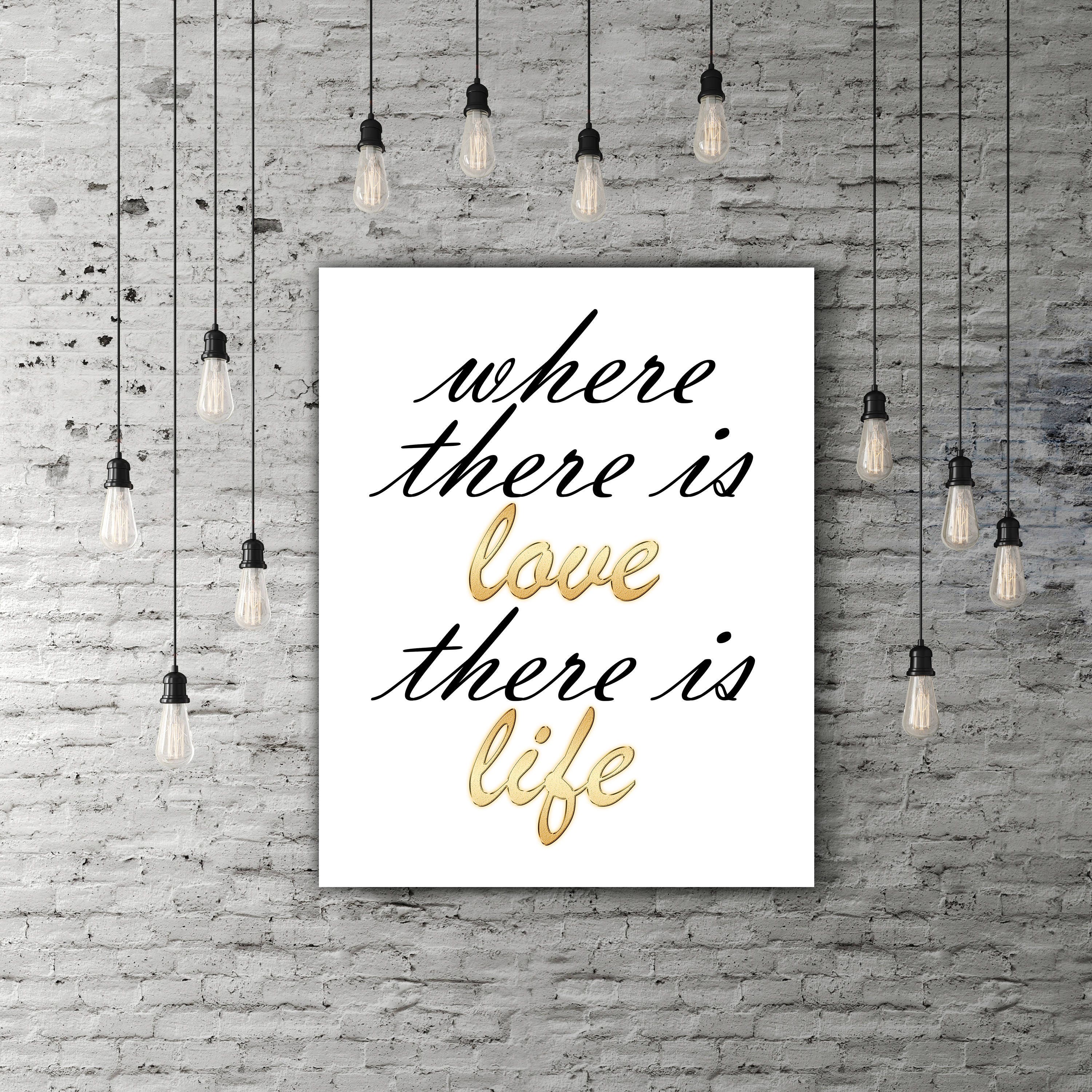 Printable Quotes Calligraphy Quote Love Quote Poster | Etsy