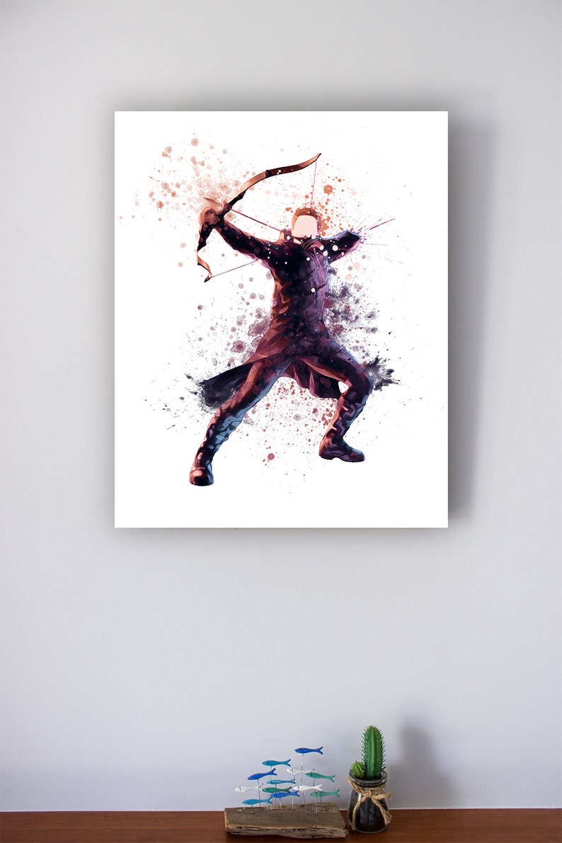 Hawkeye Marvel Nursery Decoration Avengers Room Decor Etsy