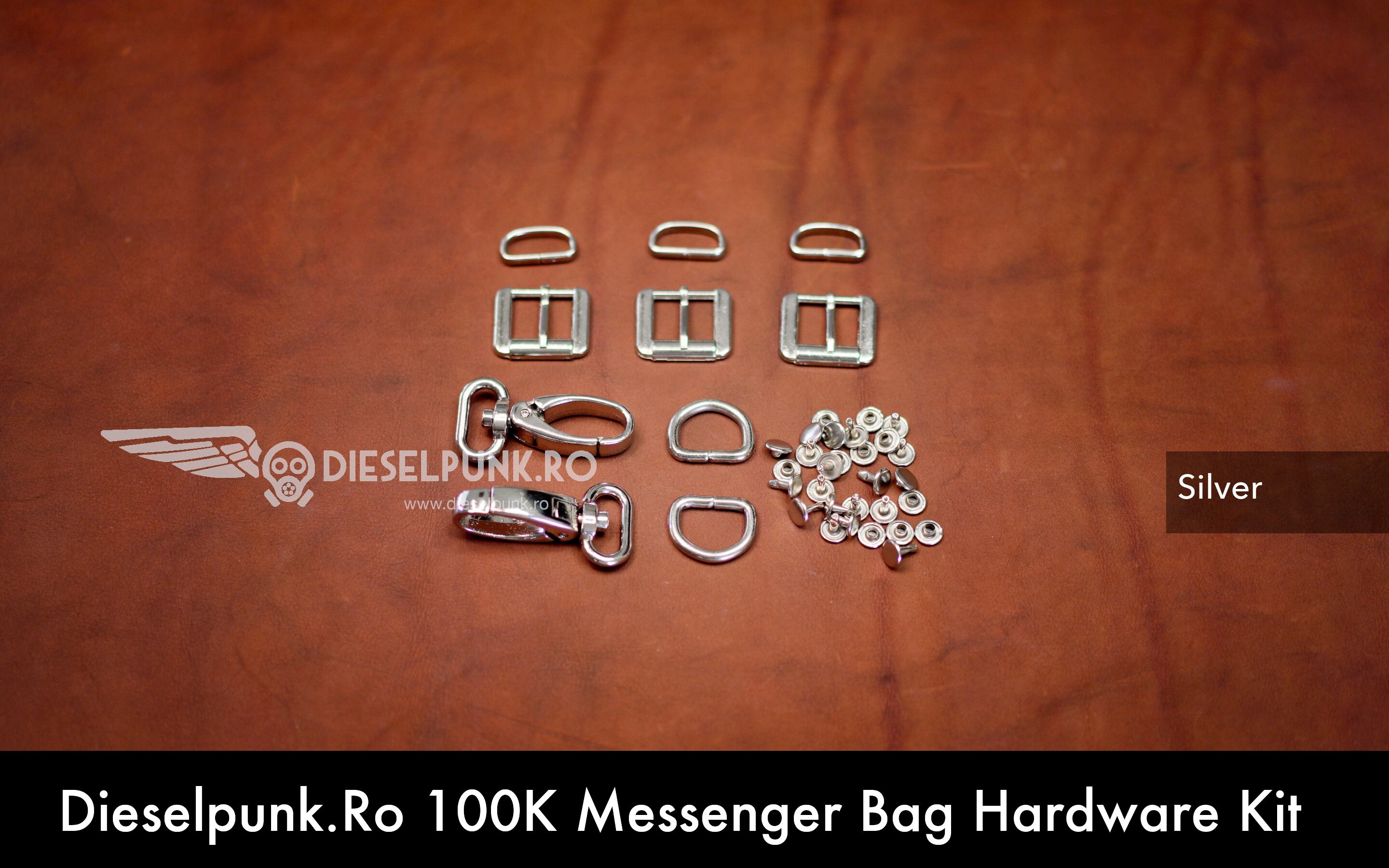 Dieselpunk.ro 100K Messenger Bag Hardware Kit Etsy