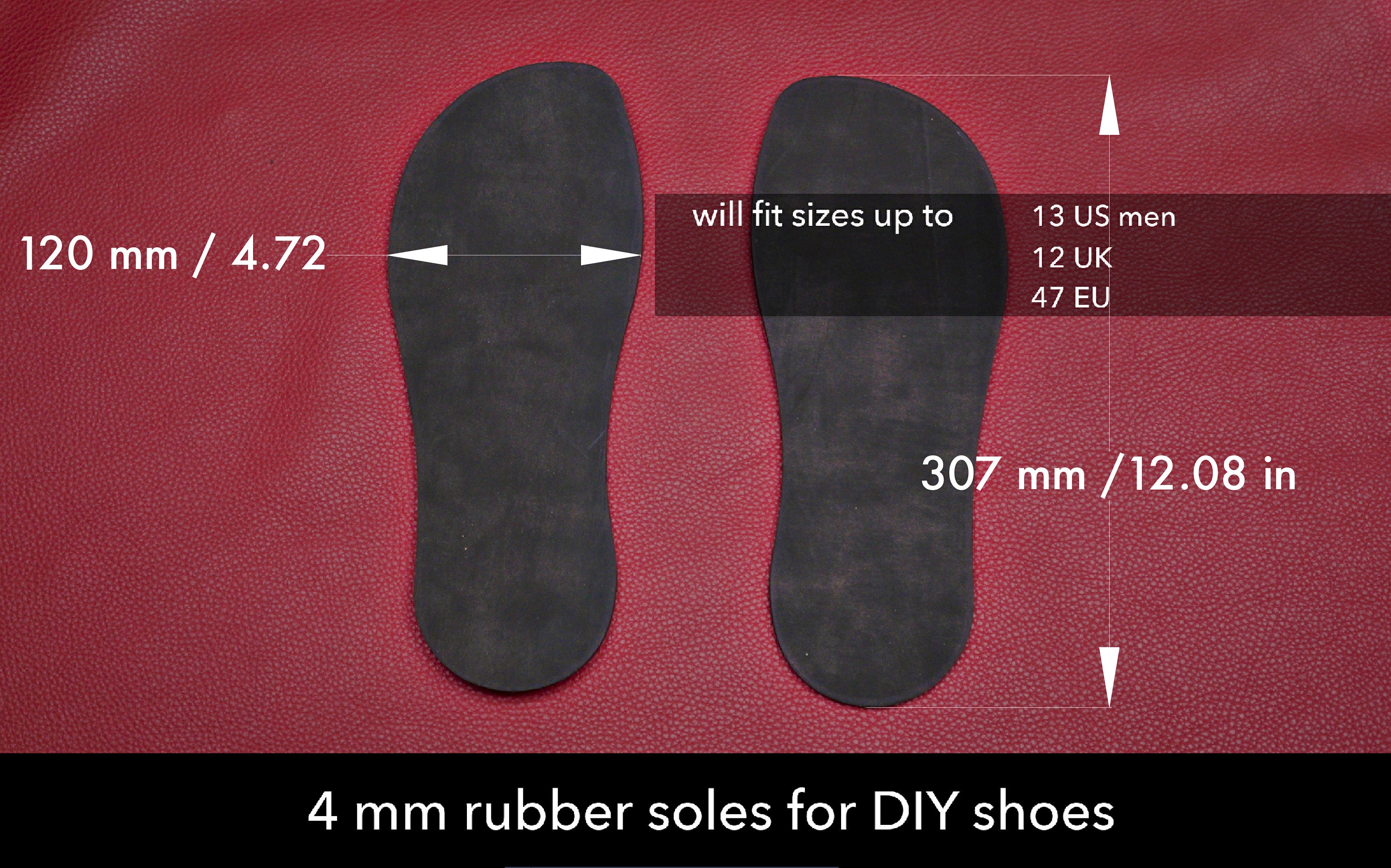 Rubber Soles for DIY Shoes sold in pairs Etsy