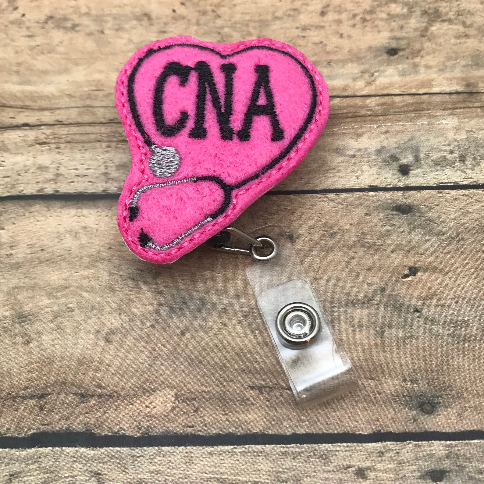 CNA Badge Reel CNA Badge Clip Id holder Retractable Etsy