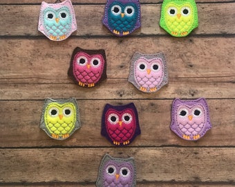 Owl Bird Faux Turquoise Jewel Drop Bead ID Badge Name Tag Key Card Holder Reel Owl Bird Faux Turquoise Jewel Drop Bead ID Badge Name Tag Key Card Holder Reel