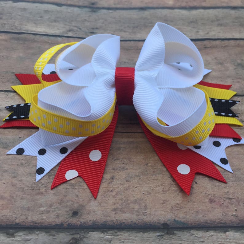 Back to School Bow School Girl Bow School Hair Bow Etsy
