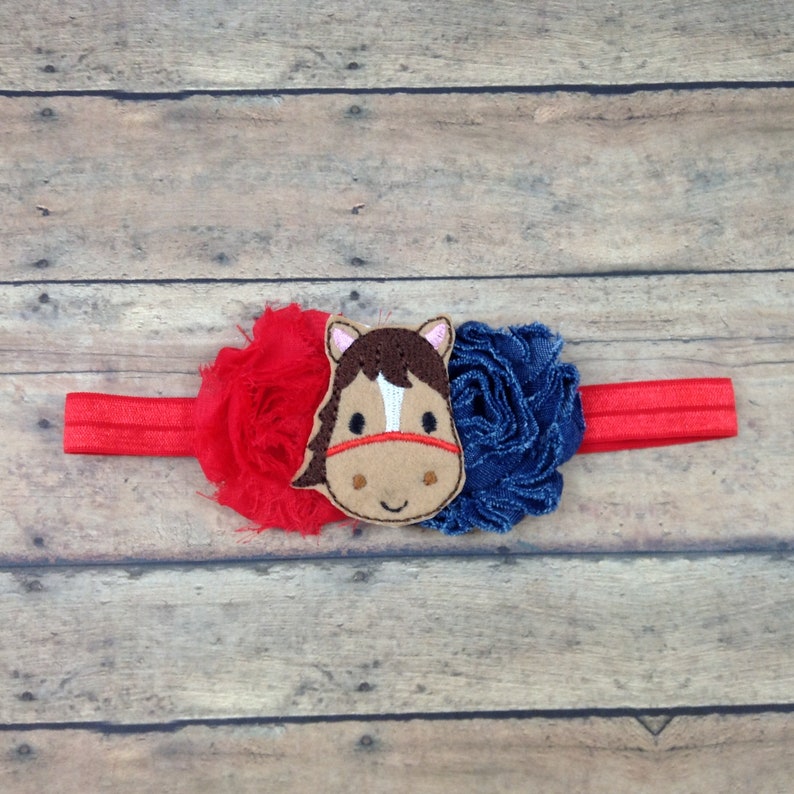 Horse Hair Bow Horse Headband Horse Baby Gift Horse Hair Etsy