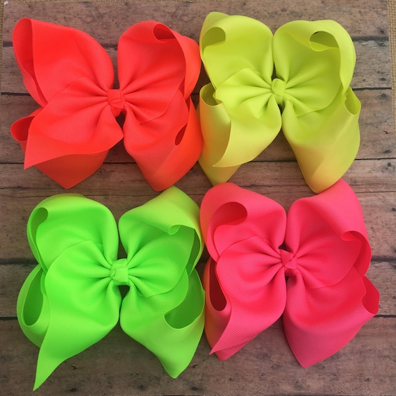 Hair Bows Any Colour JoJo Large Double Satin Octopus Hair Bows Boutique