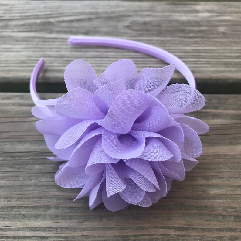 Flower Headband Flower Head band Headband Toddler Etsy