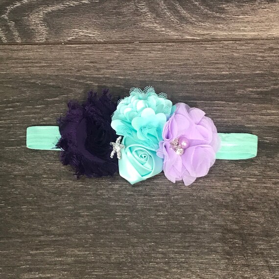 mermaid headband baby