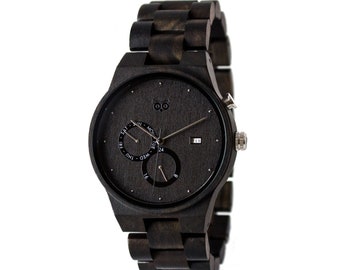 Sandal Men's Wood Watch, Engraved watch, Free engraving, customizable watch