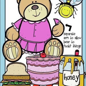 Teddy Bear Picnic Clip Art Set Chirp Graphics image 2