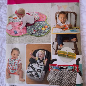 Baby Playmat Patterns - NEW UNCUT - Simplicity 8110 - Stroller Organizer Patterns