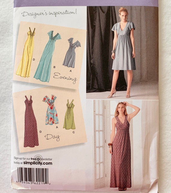 Patrones de vestidos de verano Simplicidad 2219 Misses - Etsy España Patrones de vestidos de verano Simplicidad 2219 Misses - Etsy España