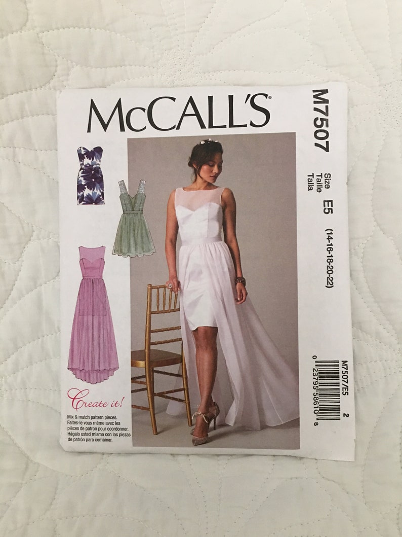 Bridesmaid Dress Pattern Simple Wedding Dress With Pencil Etsy