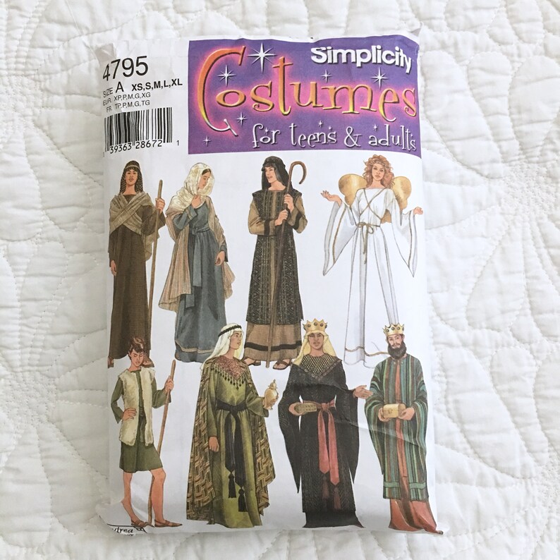 Adult Nativity Costume Sewing Patterns Bible Costume Etsy