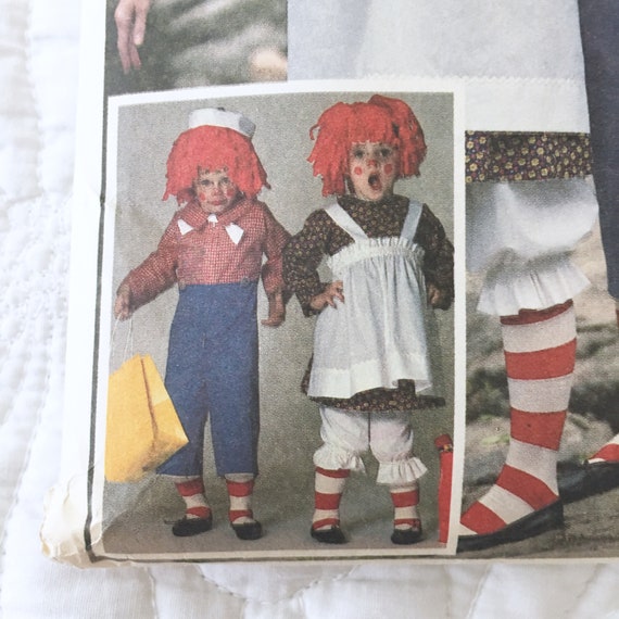raggedy ann costume pattern