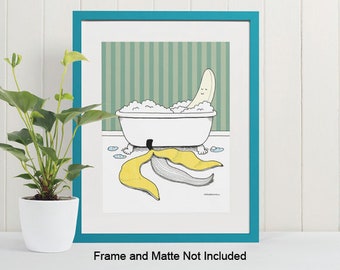 Funny Bathroom Signs, Cute Bathroom Print,College Student Gift