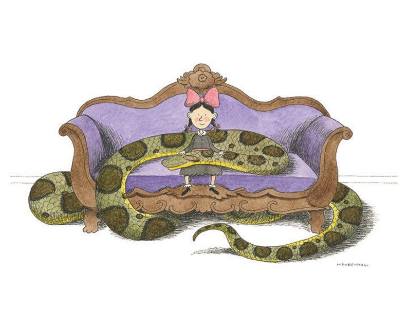 Cute Snake Witchy Decor Python Snake Veterinarian Gift - Etsy