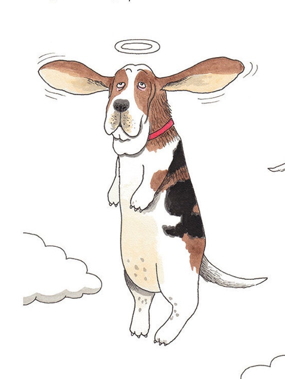 Basset Hound HundeLiebhaberGeschenk lustige Hund Druck Etsy