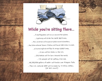 Funny Bathroom Signs, Have a Nice Poop, Quotes About Life, College Student Gift, Weird Gifts