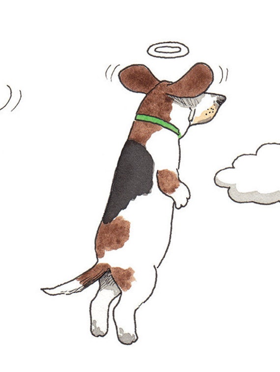 Basset Hound HundeLiebhaberGeschenk lustige Hund Druck Etsy