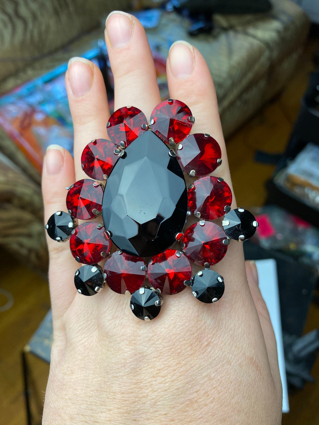 Drag Queen Statement Ring - Etsy