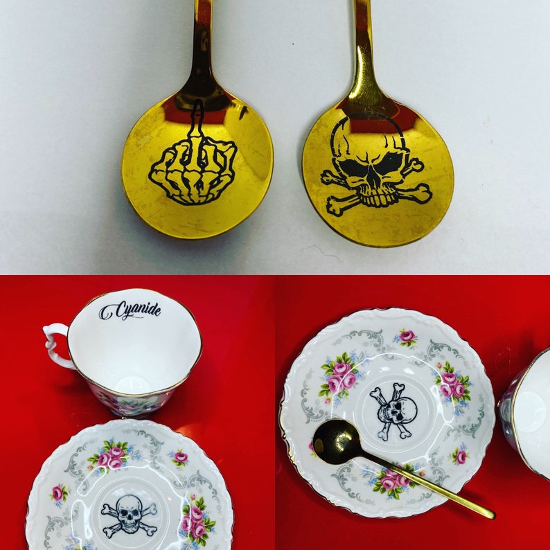 Customizable insult vulgar cheeky tea cups Etsy