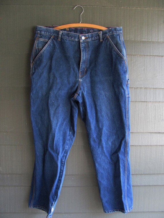 jeans with suspender buttons