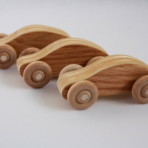 Small Wooden Car / Purse Car/ Toy car / Toddler Toy / Gift for Kids / Natural Toy / Stocking Stuffer image 1