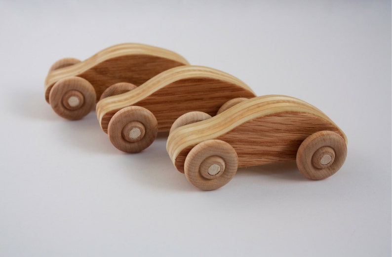 Small Wooden Car / Purse Car/ Toy car / Toddler Toy / Gift for Kids / Natural Toy / Stocking Stuffer image 1