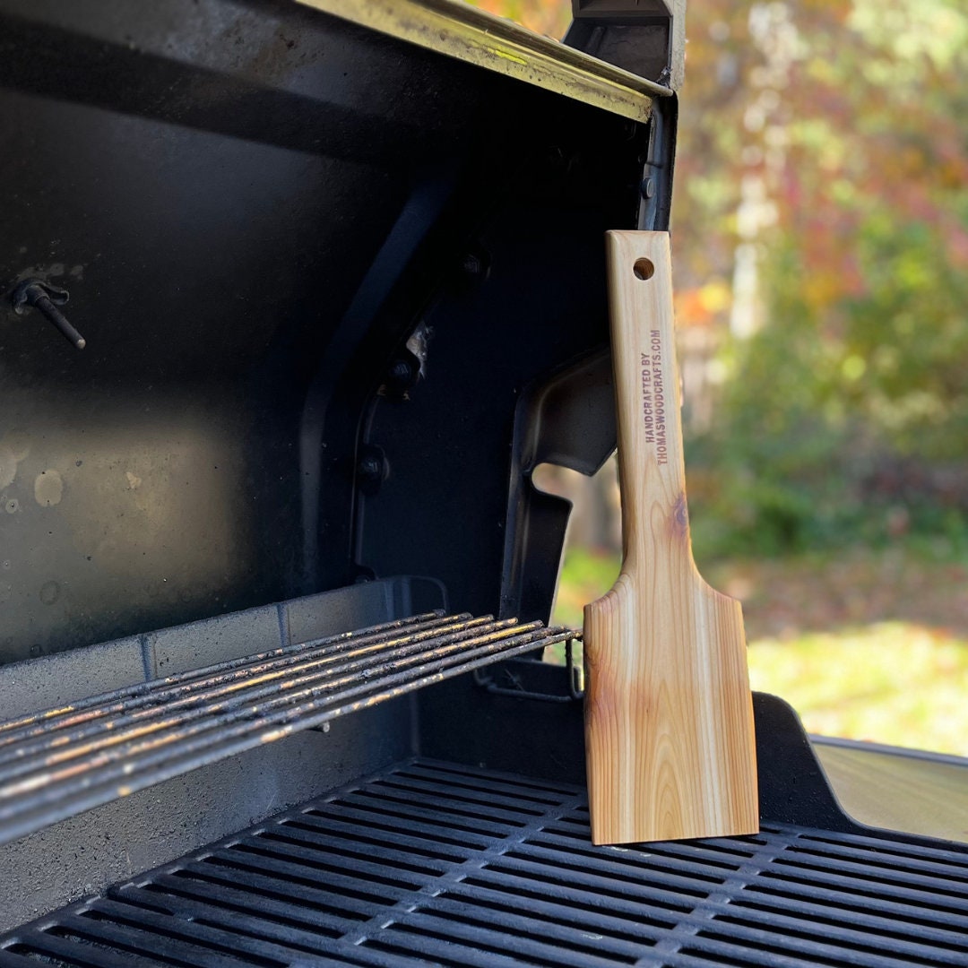 Cedar Grill Scraper Etsy