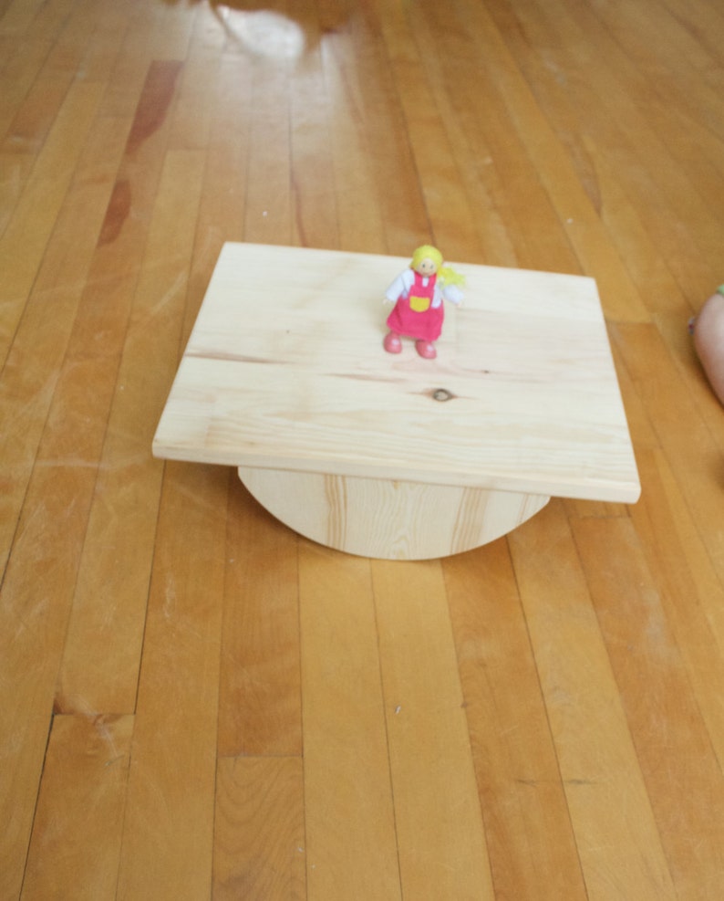 Handmade Wooden Balance Board / Wobble Board / Physiotherapy Board image 2