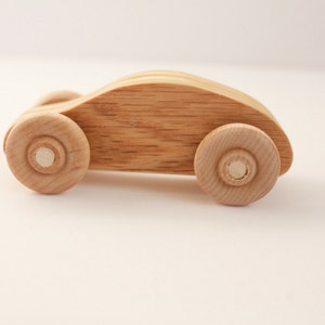 Small Wooden Car / Purse Car/ Toy car / Toddler Toy / Gift for Kids / Natural Toy / Stocking Stuffer image 2